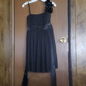 One strap empress cut cocktail dress from